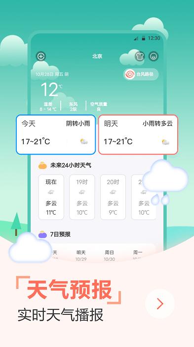 天气预报穿衣指南app下载,天气预报穿衣指南,天气app,气象app